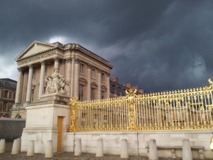 Versailles (Pavilion Gabriel) just before a storm